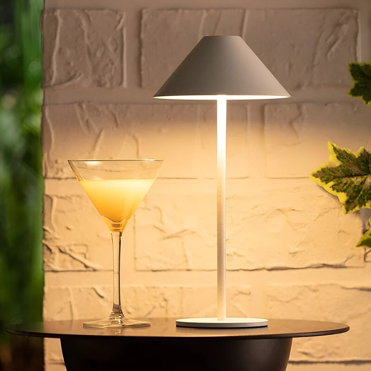 LumiLuxe - Dimmable Nordic Cone LED Table Lamp with Touch Control