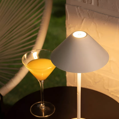 LumiLuxe - Dimmable Nordic Cone LED Table Lamp with Touch Control