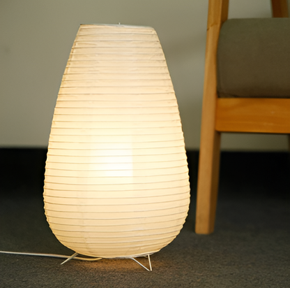 Retro-Chic Lampe - Lampe aus Reispapier mit japanischer Eleganz