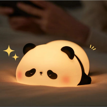 Light - Panda süßes Silikon-LED-Nachtlicht