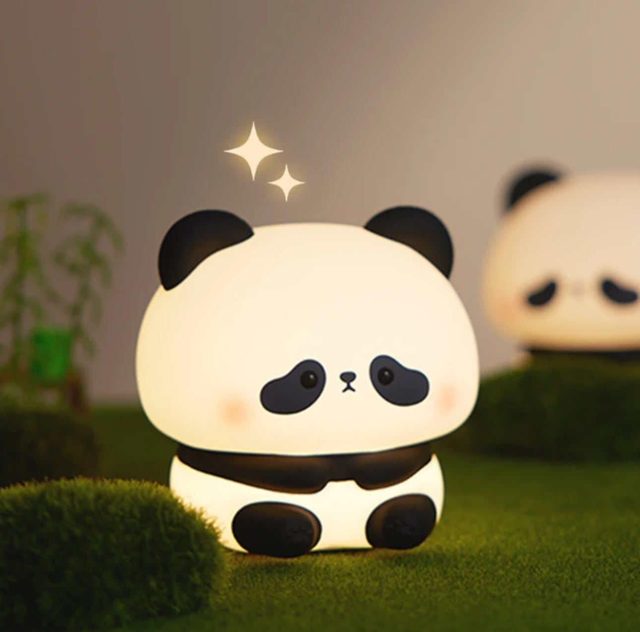 CuddlePanda Nachtlicht - Bunter LED-Panda für Kinder