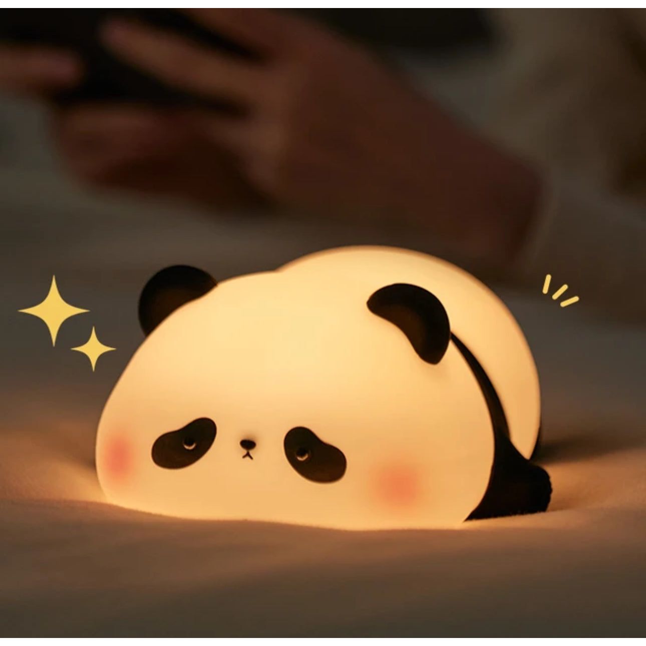 Light - Panda süßes Silikon-LED-Nachtlicht