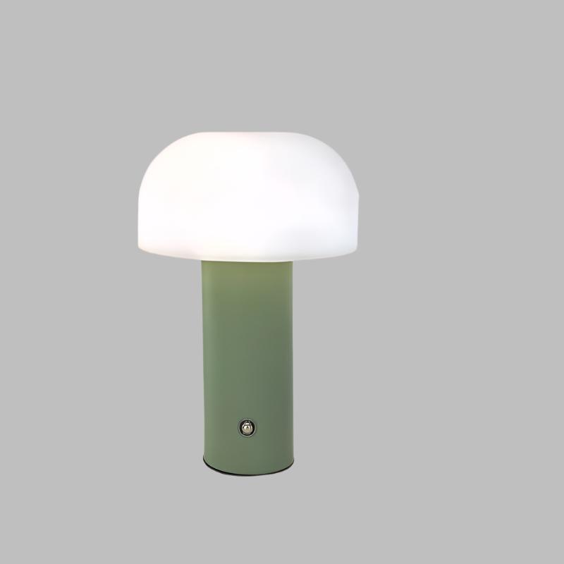 Design Pilz Tischlampe Dimmbar Kabellos 15cm Acryl