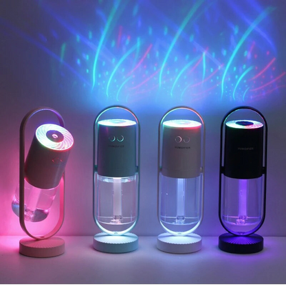 360° rotierende LED-Lampe mit USB und Hydratationsfunktion