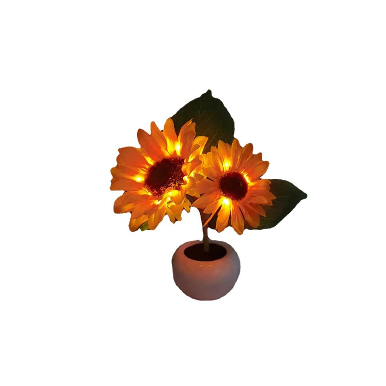 Moderne kreative Simulation Sonnenblume LED Nachttischlampe