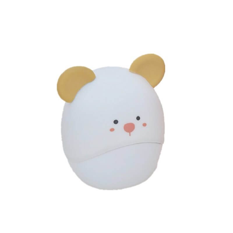 Cartoon Maus Silikon USB Weiches Licht LED Nachttischlampe