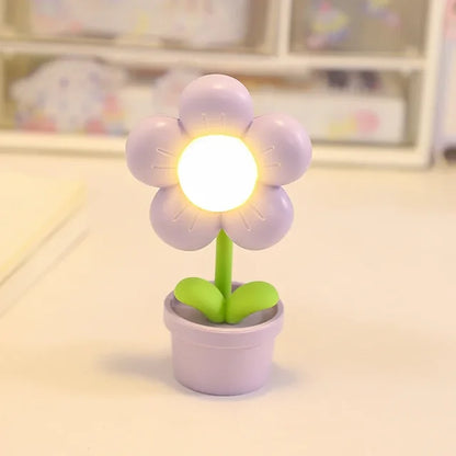 Kleine Blumen Tischlampe | Sanft & beruhigendes Licht - LampFlow