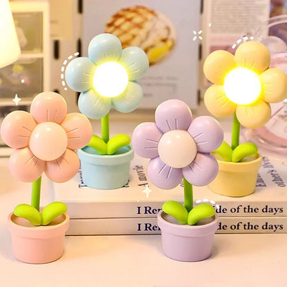 Kleine Blumen Tischlampe | Sanft & beruhigendes Licht - LampFlow