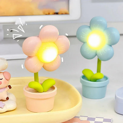 Kleine Blumen Tischlampe | Sanft & beruhigendes Licht - LampFlow