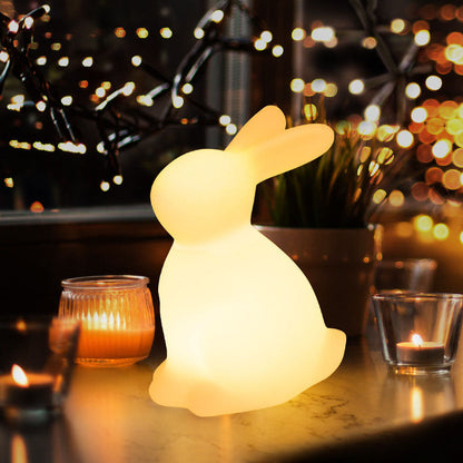 Zeitgenössische kreative Rabbit PE LED Tischlampe für das Schlafzimmer