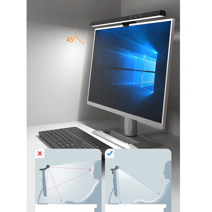 Computer Laptop Monitor Anti Blau Licht E-Reading LED USB Aufladbare Bildschirm Lampe