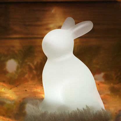 Zeitgenössische kreative Rabbit PE LED Tischlampe für das Schlafzimmer