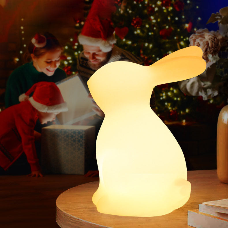 Zeitgenössische kreative Rabbit PE LED Tischlampe für das Schlafzimmer