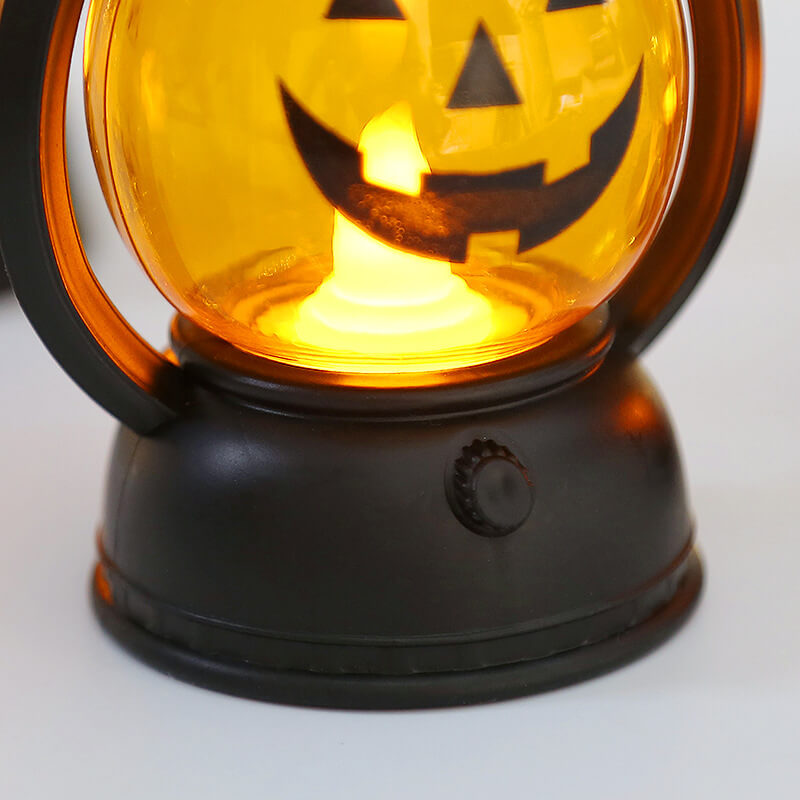 Halloween Horror Kürbislaterne LED Dekorationen Tragbare Lampe