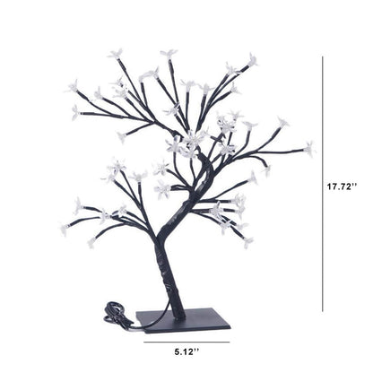 48 Lichtblüte Kirschblütenbaum Licht USB Dekoration LED Baum Tischlampe