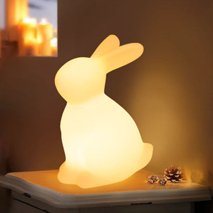 Zeitgenössische kreative Rabbit PE LED Tischlampe für das Schlafzimmer