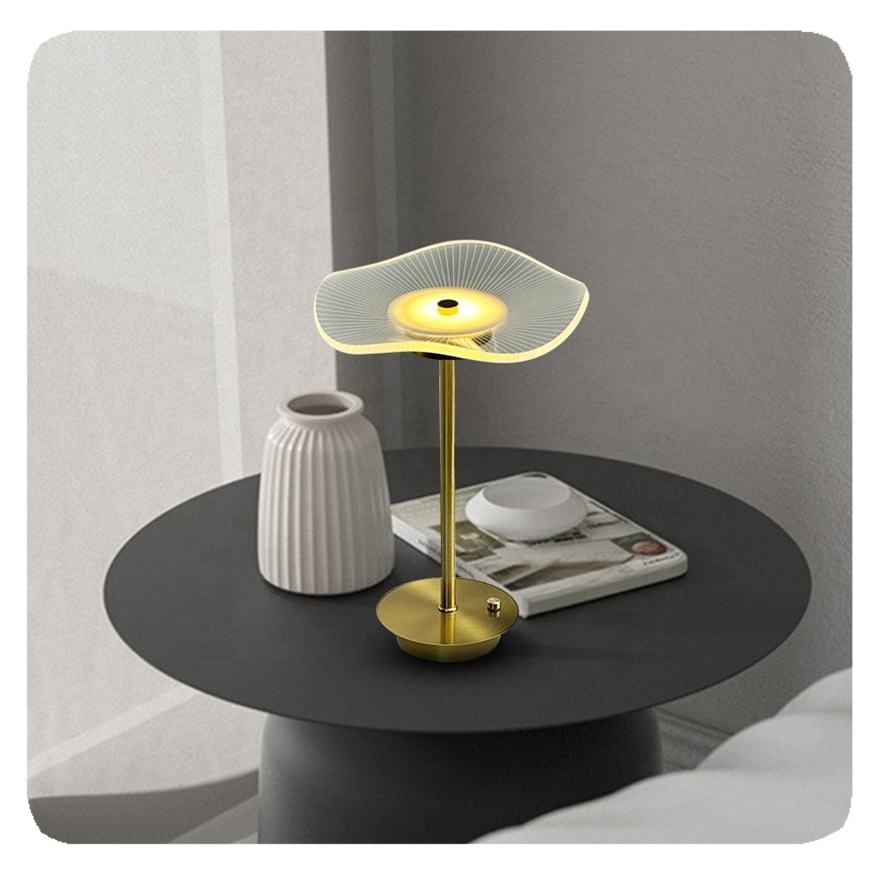 Moderne Blatt-Inspirierte Lampe | LeafGlow