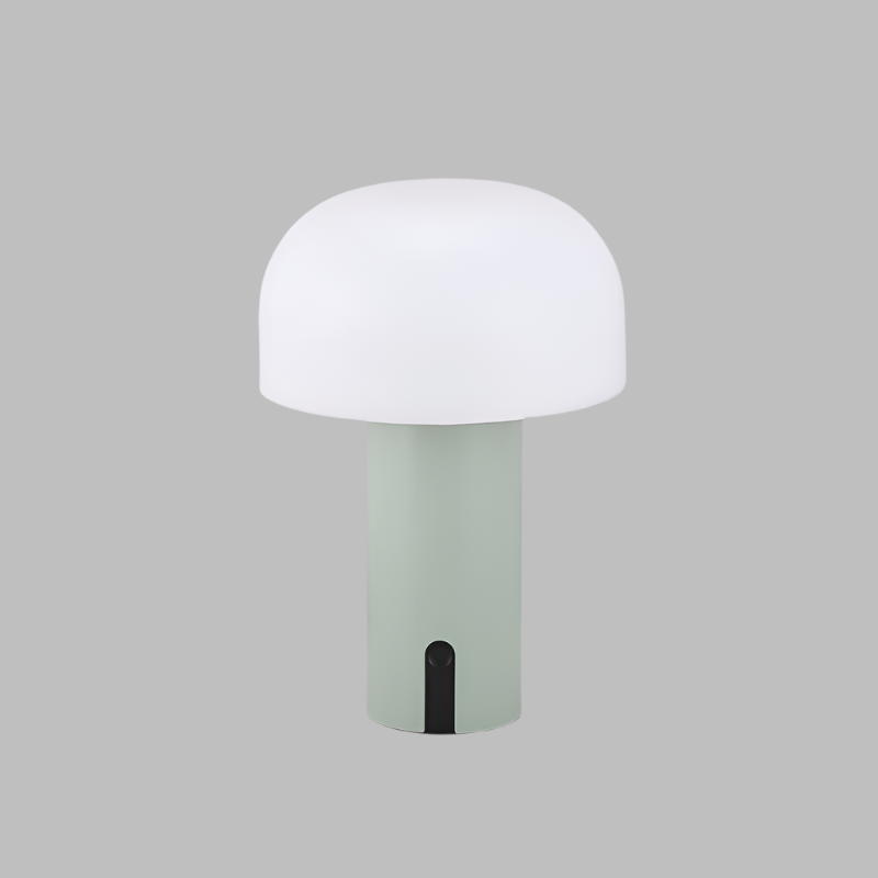 Design Pilz Tischlampe Dimmbar Kabellos 15cm Acryl