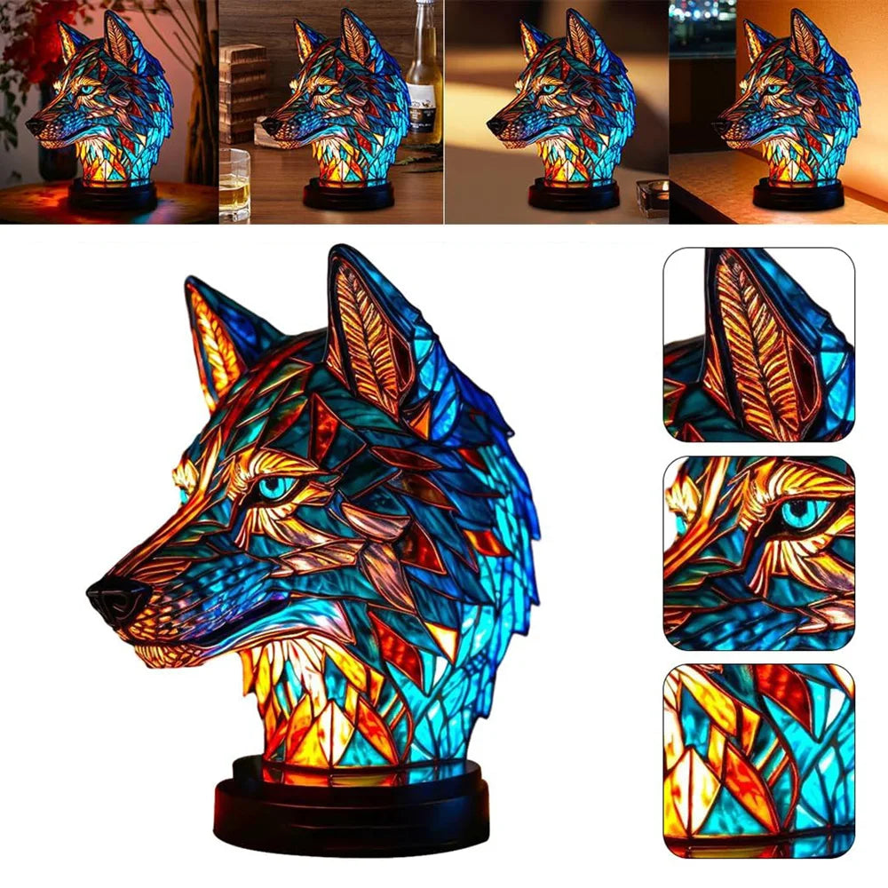 3D Lampe aus Glas Tier Dekoration