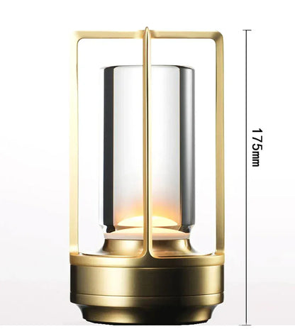 Wiederaufladbare Drahtlose LuxusGlow Tischlampe - Elegante Drahtlose Lampe für Jede Stimmung