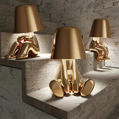 Golden | Tischlampe | Einzigartiger Stil | Ambientebeleuchtung