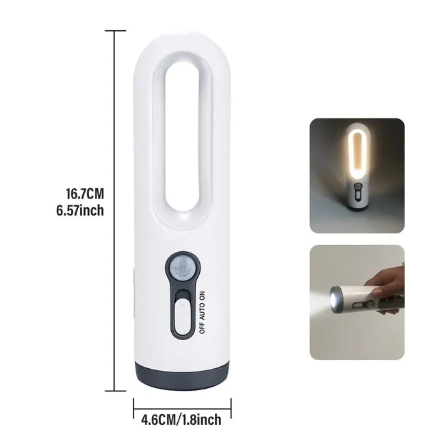 Royallure Multifunktionale 2-in-1 LED Bewegungsmelder Tischlampe - Bringen Sie Licht in Ihren Raum!