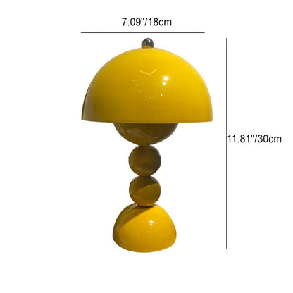 Nordic Mushroom Rund Pod 1-Licht Tischlampe