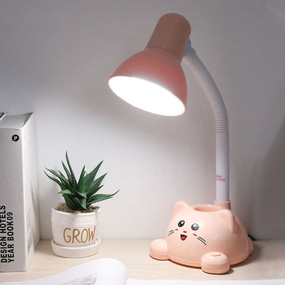 Moderne Cartoon Katze Schüler Augenpflege LED Tischlampe