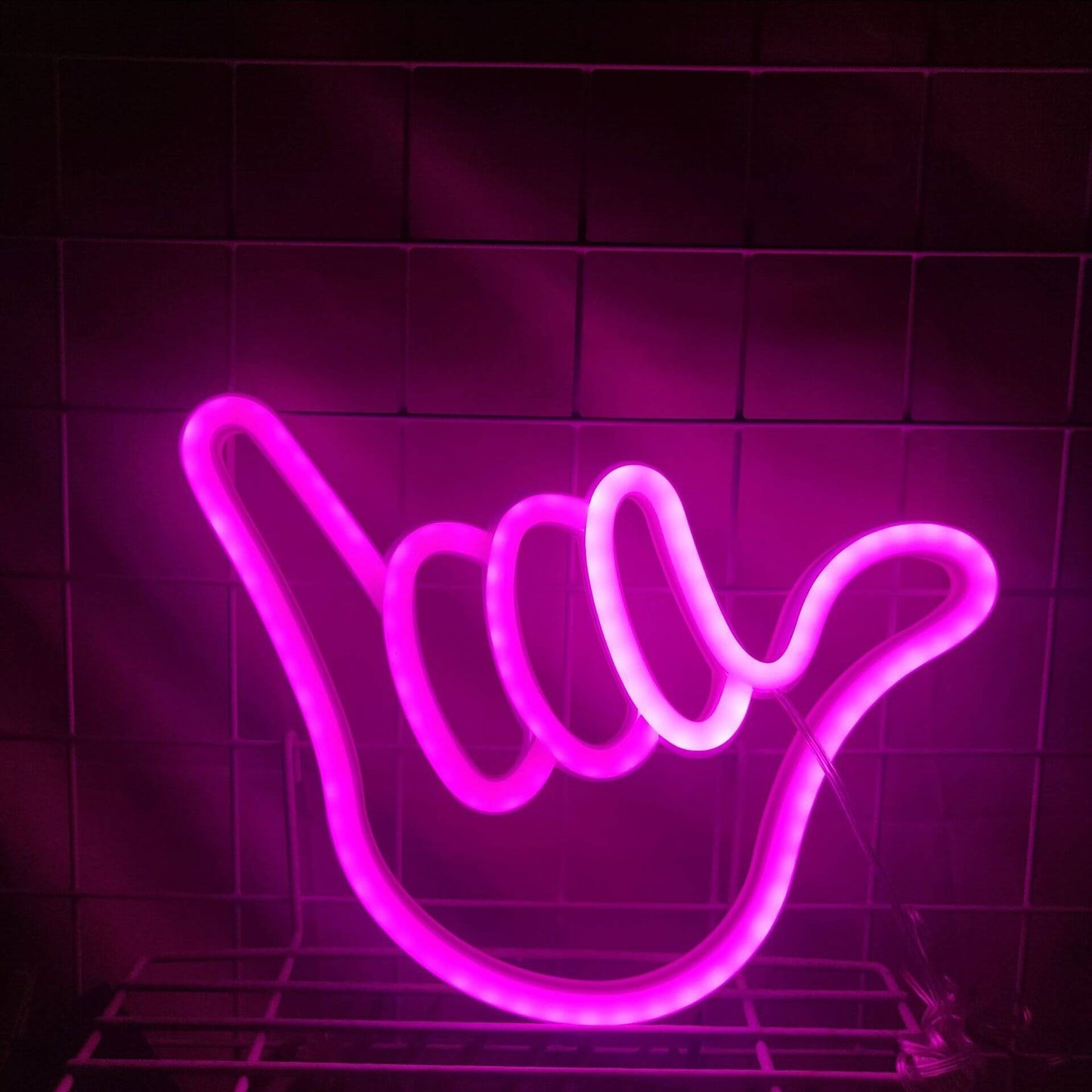 Neon Finger Shape LED Atmosphäre Dekorative Neon Lichter