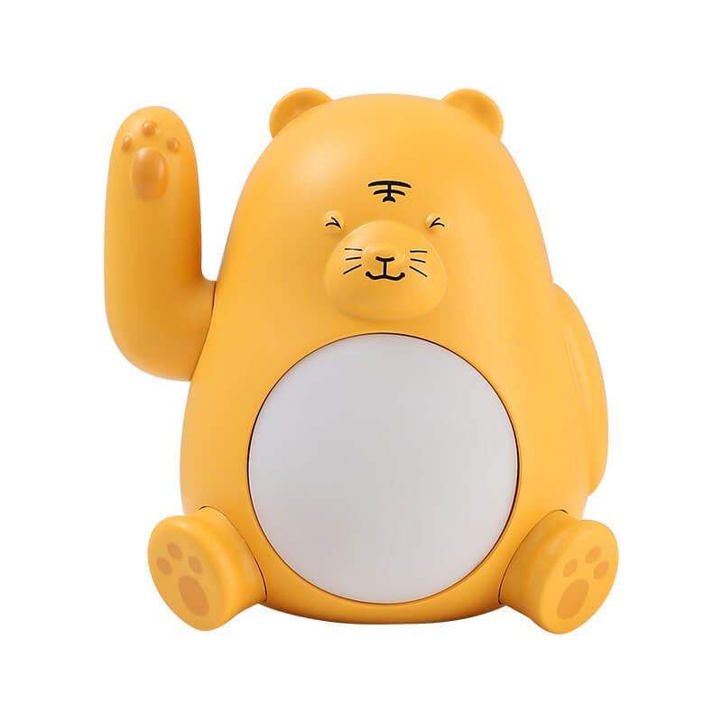 Kreative Cartoon Griff Tiger LED Nachtlicht Tischlampe