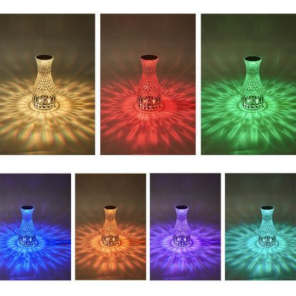 Moderne kreative Vase Acryl USB wiederaufladbare Touch LED Nachtlicht Tischlampe