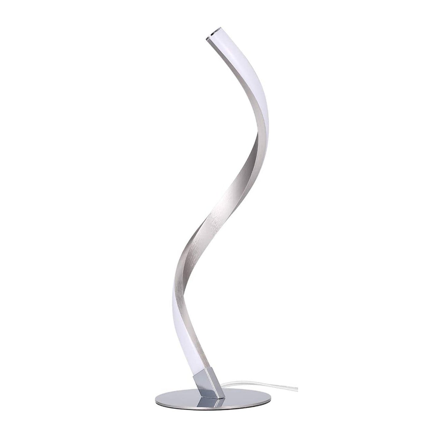 Moderne Minimalistische Aluminium Spiralstreifen LED Tischlampe Für Home Office