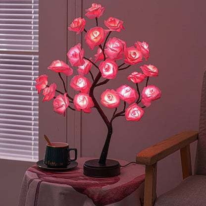 Simulation Tree LED Rose Tree Dekoration Tischlampe