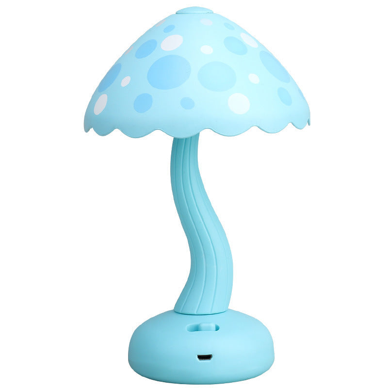 Moderne kreative Pilz Kinder USB aufladbare LED Tischlampe