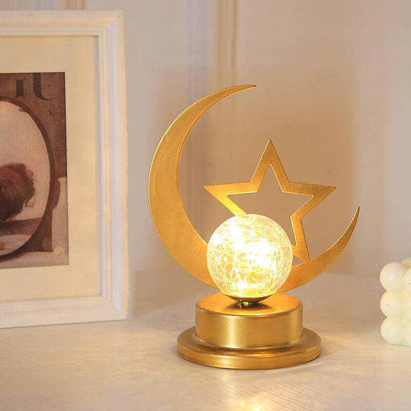 Muslim Eid Mond Schloss LED Nachtlicht Dekorat lamp