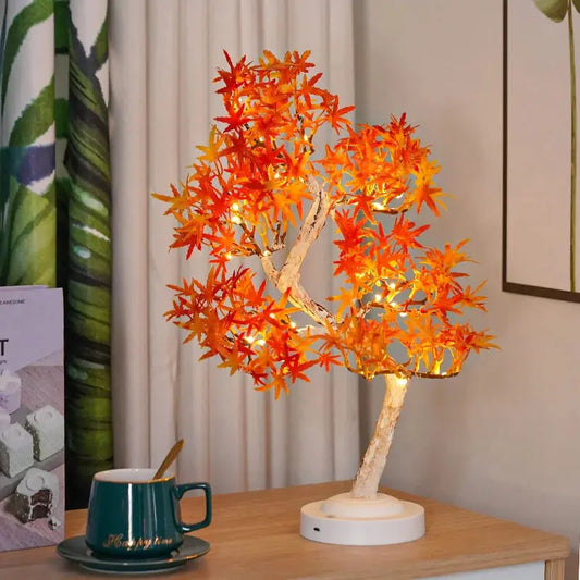 Ahorn Erleuchtet - Dekorative LED-Bonsai-Lampe