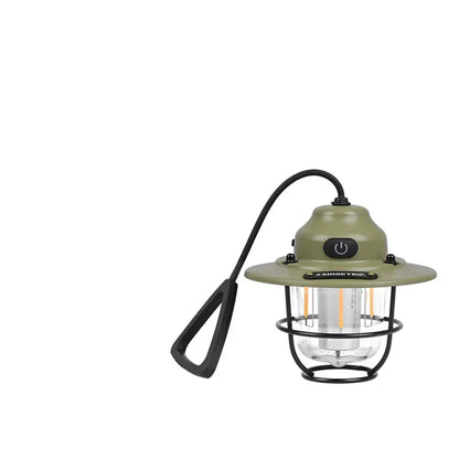 – Wiederaufladbare Vintage LED Lampe für Camping