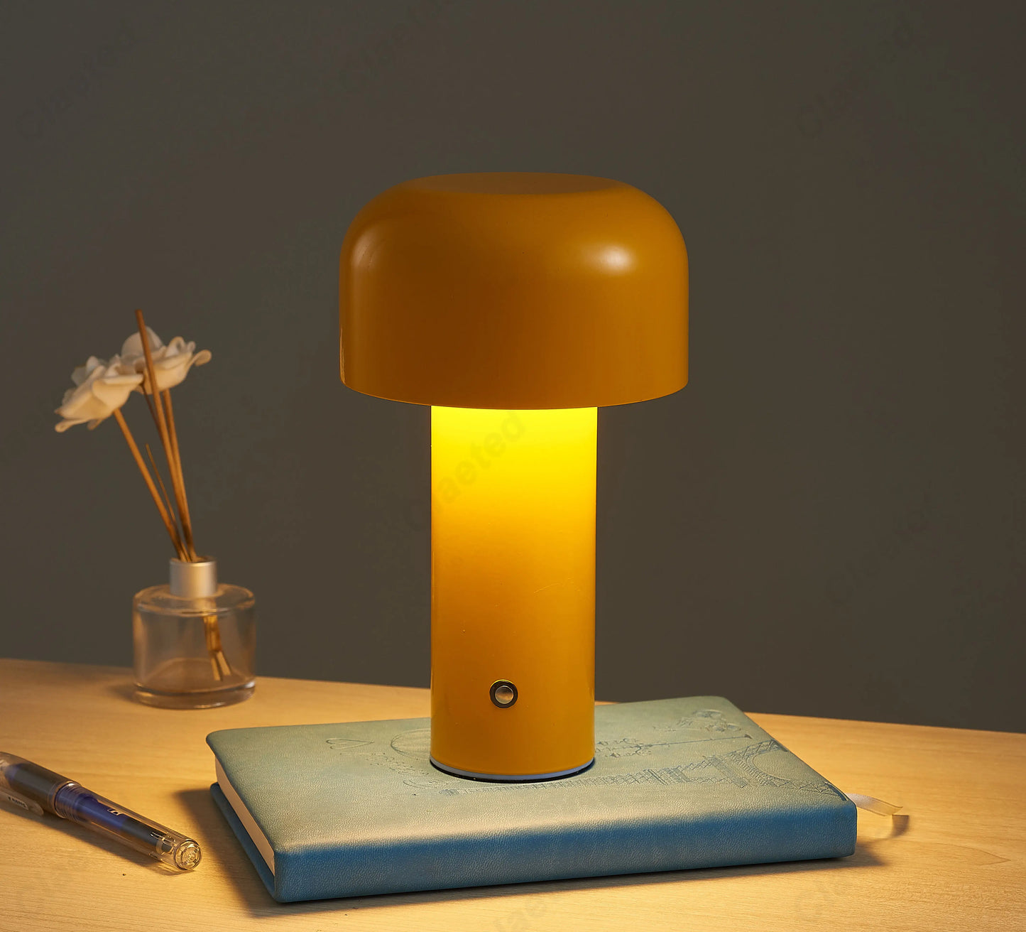 Italienischer Designer Pilz Tischlampe Nachtlicht - Tragbare kabellose Touchlampe