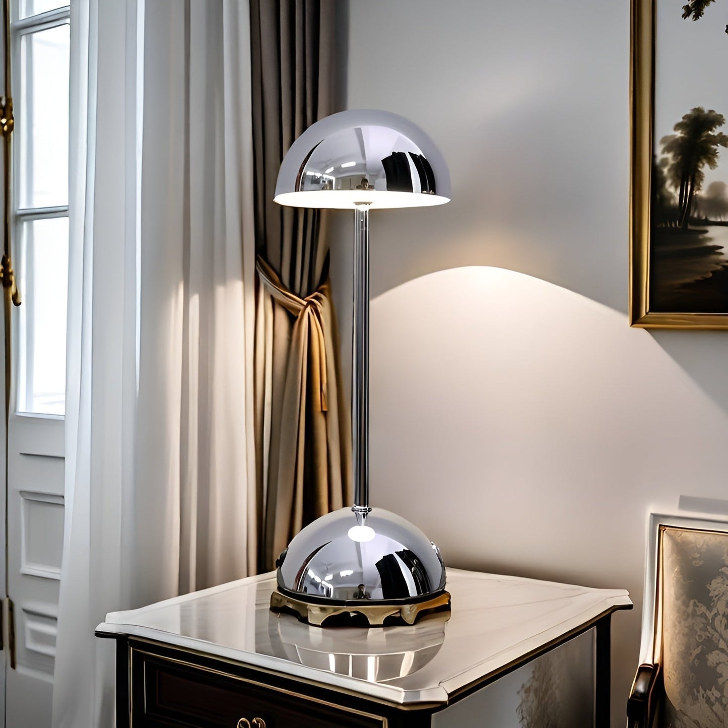 Moderne ShineMushroom Lampe mit Touchsteuerung – Stilvoll & Dimmbars