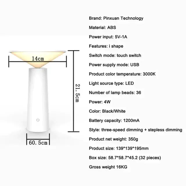 Kabellose Tischlampe