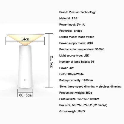 Kabellose Tischlampe