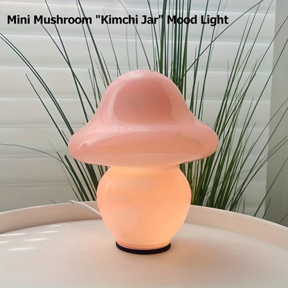 MushroomDream Lampe – Verzaubernde Glasbeleuchtung mit Pilzmuster