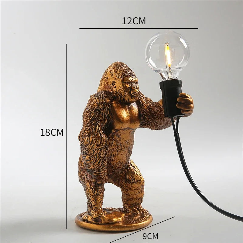 Moderne Mini Gorilla Tischlampe - Korie