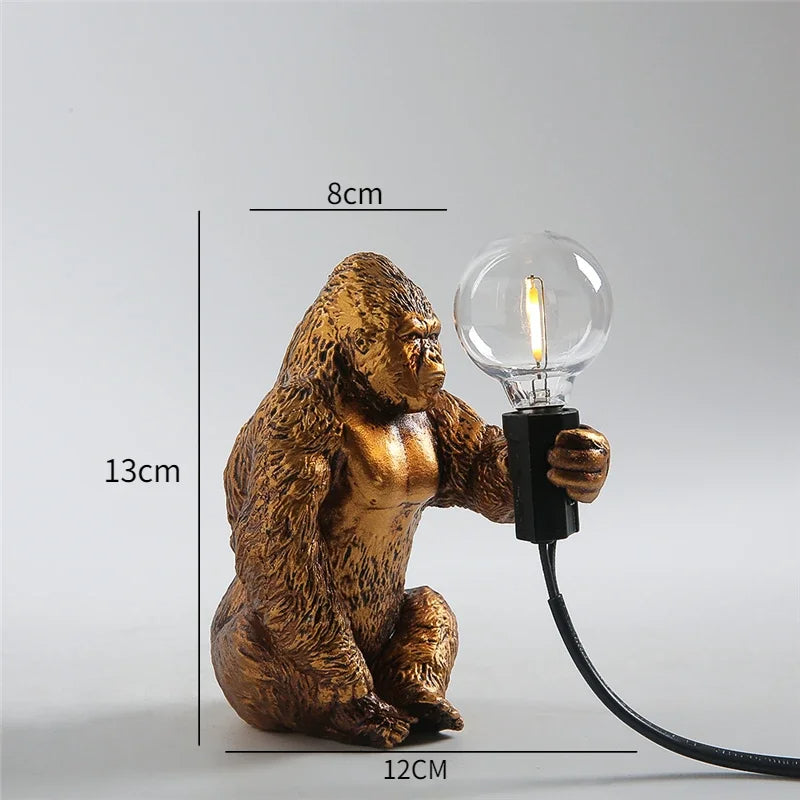 Moderne Mini Gorilla Tischlampe - Korie