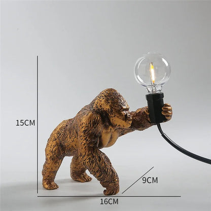 Moderne Mini Gorilla Tischlampe - Korie