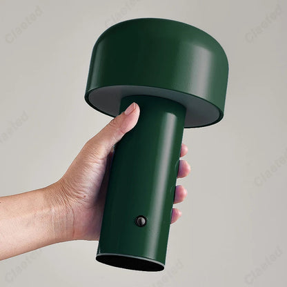 Italienischer Designer Pilz Tischlampe Nachtlicht - Tragbare kabellose Touchlampe