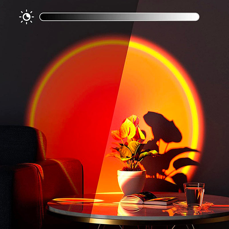 Sonnenunterganglampe mit 16 Farben