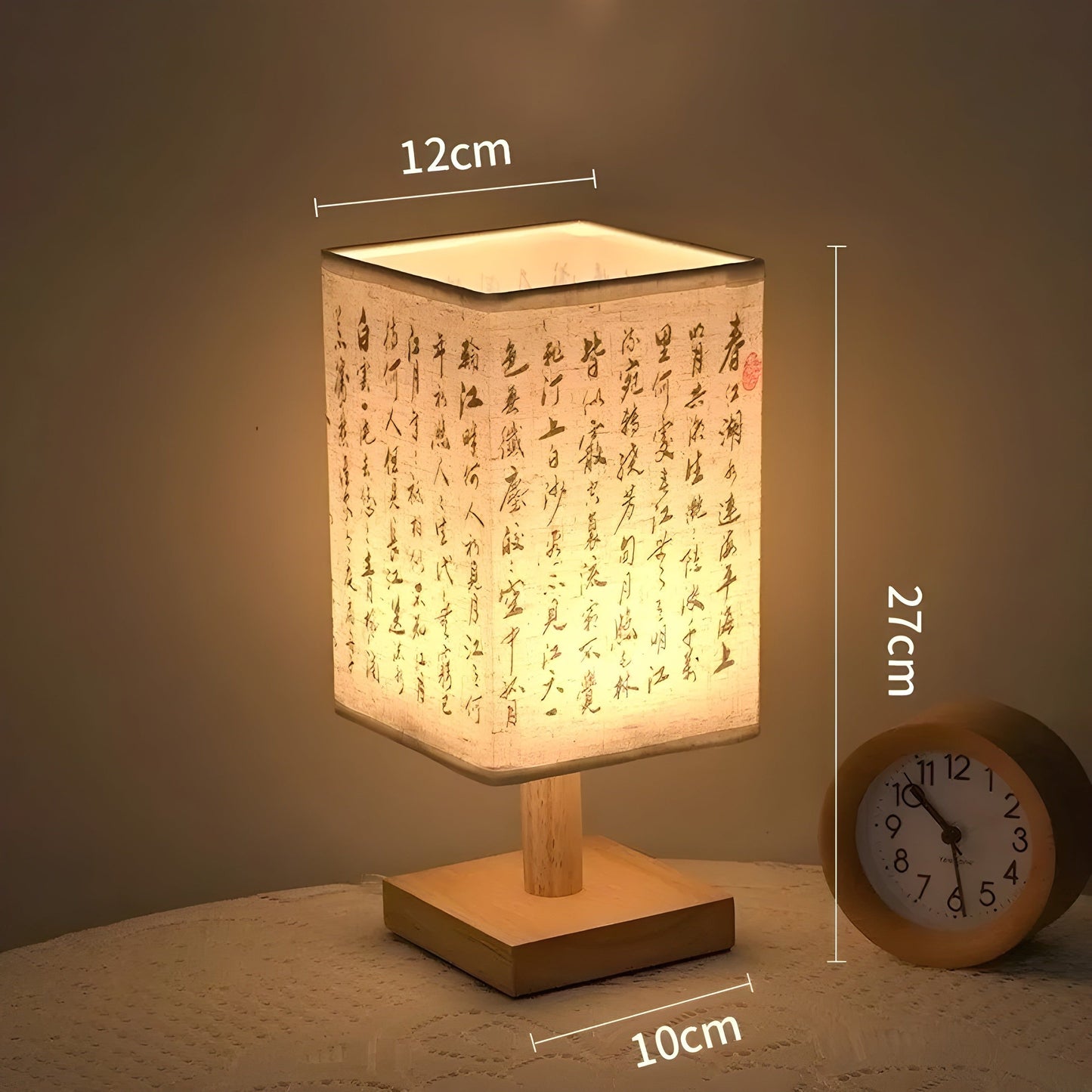 Lampe - Moderne Stoff LED Chinesischer Stil Tischlampe