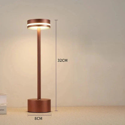 Moderne minimalistische Tischlampe mit Touch-Steuerung