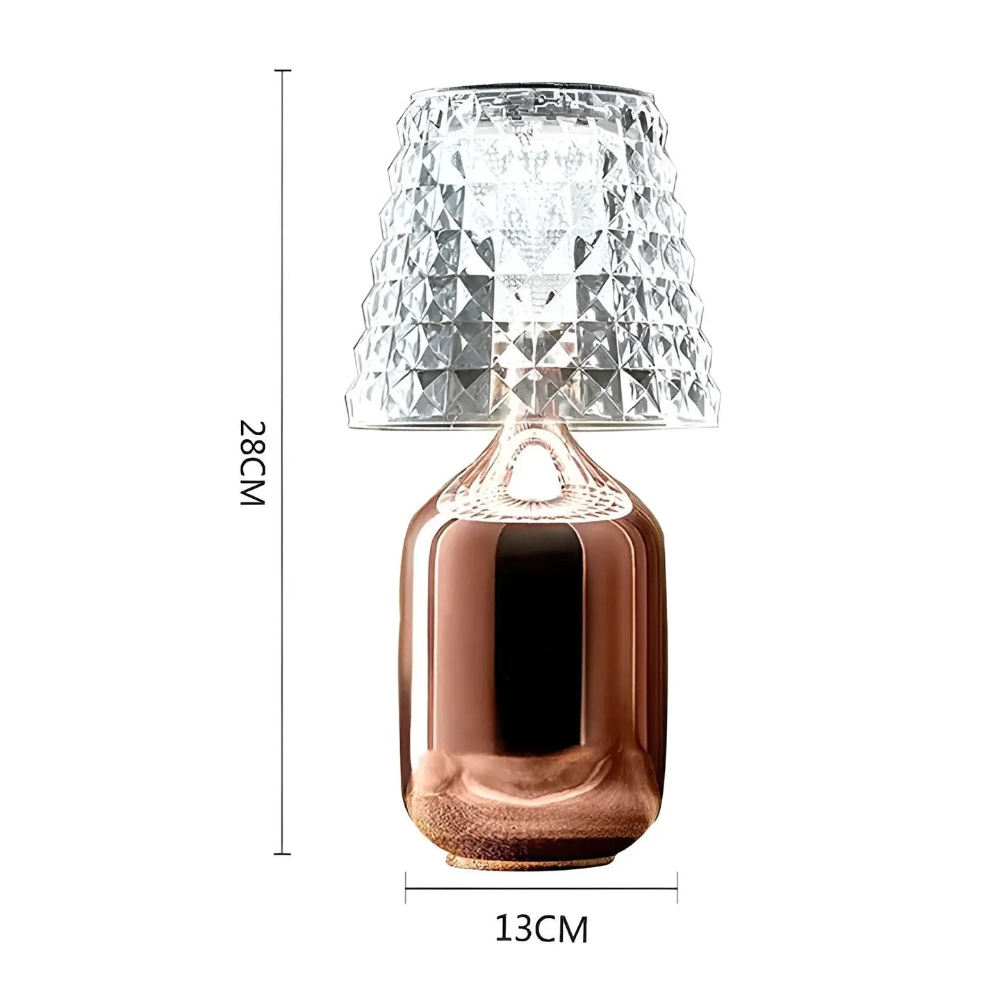 Zaroti Luxe Tischlampe – Kabellos & Elegant